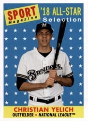 2019 Topps Archives Base Set Christian Yelich #306 card
