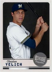 2019 Topps Archives Snapshots Base Set Christian Yelich #AS-CY card