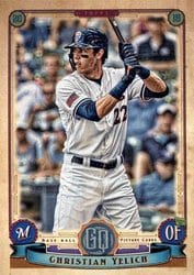2019 Topps Gypsy Queen Base Set Christian Yelich #99 card