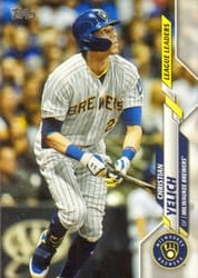 2020 Topps Base Set Christian Yelich #143 card