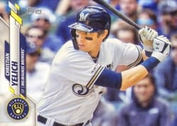 2020 Topps Base Set Christian Yelich #200 card