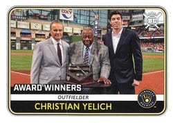 2020 Topps Big League Base Set Christian Yelich #275 card