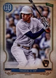 2020 Topps Gypsy Queen Base Set Christian Yelich #25 card