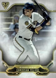 2020 Topps Triple Threads Base Set Christian Yelich #49 card