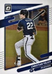 2021 Donruss Optic Base Set Christian Yelich #193 card