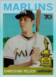 2021 Topps All-Star Rookie Cup Base Set Christian Yelich #15 card
