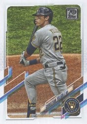 2021 Topps Base Set Christian Yelich #100 card