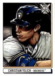 2021 Topps Big League Art of the Game Christian Yelich #ATG-CY card