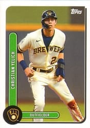 2021 Topps Brooklyn Collection Base Set Christian Yelich #34 card