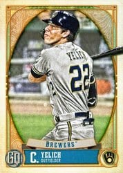 2021 Topps Gypsy Queen Base Set Christian Yelich #192 card