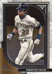 2021 Topps Museum Collection Base Set Christian Yelich #2 card