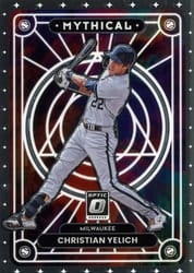 2022 Donruss Optic Mythical Christian Yelich #MTH-23 card