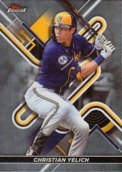 2022 Finest Base Set Christian Yelich #66 card
