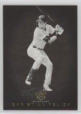 2022 Panini Diamond Kings Blackout Christian Yelich #BO-7 card