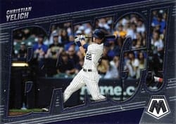 2022 Panini Mosaic Bang! Christian Yelich #BG-6 card
