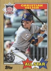 2022 Topps 1987 Topps Baseball All-Stars Christian Yelich #87AS-26 card
