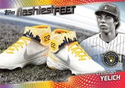2022 Topps Flashiest Feet Christian Yelich #FF-15 card