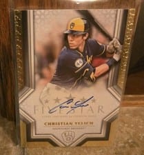 2023 Topps Five Star Autographs Christian Yelich #FSA-CYE card