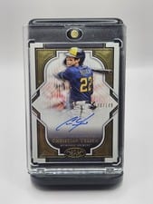 2023 Topps Tier One Autographs Christian Yelich #T1A-CY card