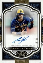 2023 Topps Tier One Next Level Autographs Christian Yelich #NLA-CY card