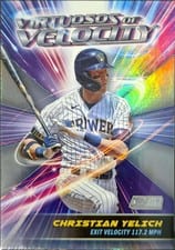2024 Stadium Club Virtuosos Of Velocity Christian Yelich #VV-19 card