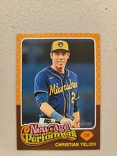 2024 Topps Heritage New Age Performers Christian Yelich #NAP-17 card