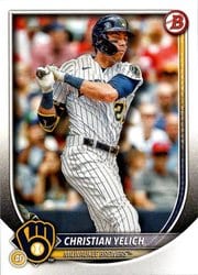 2025 Bowman Base Set Christian Yelich #67 card