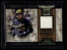 2025 Topps Museum Collection Meaningful Material Relics Christian Yelich #MMR-CY card