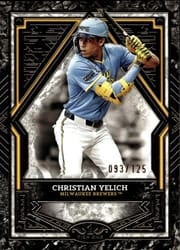 2025 Topps Tier One Base Set Christian Yelich #47 card