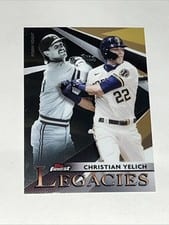 2021 Finest Legacies Christian Yelich / Robin Yount #FL-CY card
