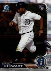 2019 Bowman Chrome Base Set Christin Stewart #7 card