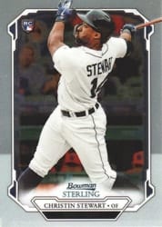 2019 Bowman Sterling Base Set Christin Stewart #BSR-56 card