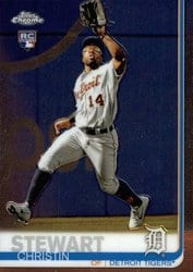 2019 Topps Chrome Base Set Christin Stewart #69 card