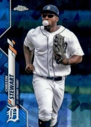 2020 Topps Chrome Sapphire Edition Base Set Christin Stewart #23 card