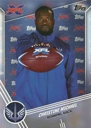 2020 Topps XFL Base Set Christine Michael #84 card