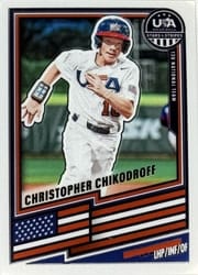 2026 Panini Stars & Stripes Prizm Base Set Christopher Chikodroff #17 card