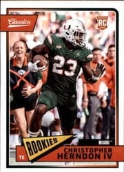 2018 Panini Classics Base Set Christopher Herndon IV #292 card