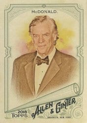 2018 Topps Allen & Ginter Base Set Christopher McDonald #218 card