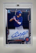 2021 Bowman Chrome Prospect Autographs Christopher Morel #CPA-CMO