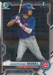 2021 Bowman Chrome Prospects Christopher Morel #BCP-131 card