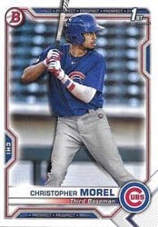 2021 Bowman Prospects Christopher Morel #BP-131 card