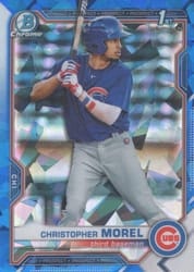 2021 Bowman Sapphire Edition Base Set Christopher Morel #BCP-131 card