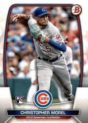2023 Bowman Base Set Christopher Morel #34 card