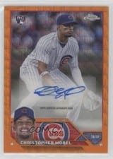 2023 Topps Chrome Update Autograph Christopher Morel #AC-CMO card