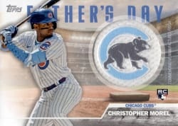 2023 Topps Father's Day Commemorative Team Patches Christopher Morel #FD-CM card