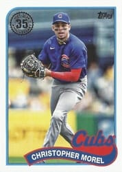 2024 Topps 1989 Topps Baseball 35th Anniversary (Series 1) Christopher Morel #89B-62 card