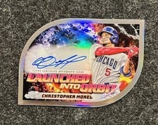 2024 Topps Cosmic Chrome Launched Into Orbit Autographs Christopher Morel #LIOA-CM card