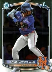 2025 Bowman Chrome Prospects Christopher Suero #BCP-191 card