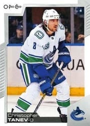 2020-21 O-Pee-Chee Base Set Christopher Tanev #210 card