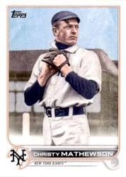 2022 Topps Update Base Set Christy Mathewson #US102 card